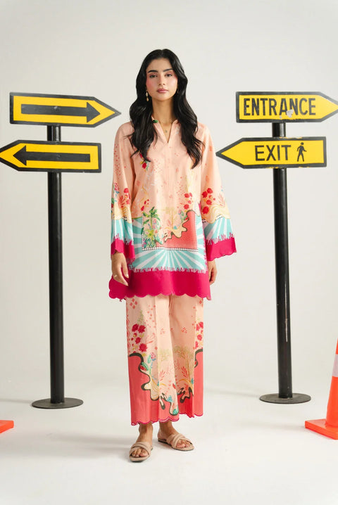 2 Piece Printed Lawn Suit