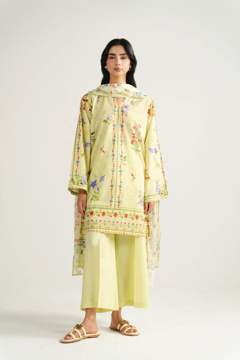 3 Piece Printed Lawn Suit