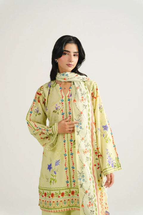 3 Piece Printed Lawn Suit