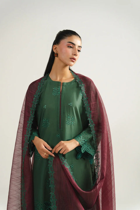 3 Piece Embroidered Lawn Suit