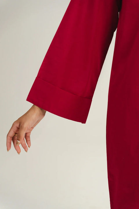 2 Piece Solid Lawn Suit