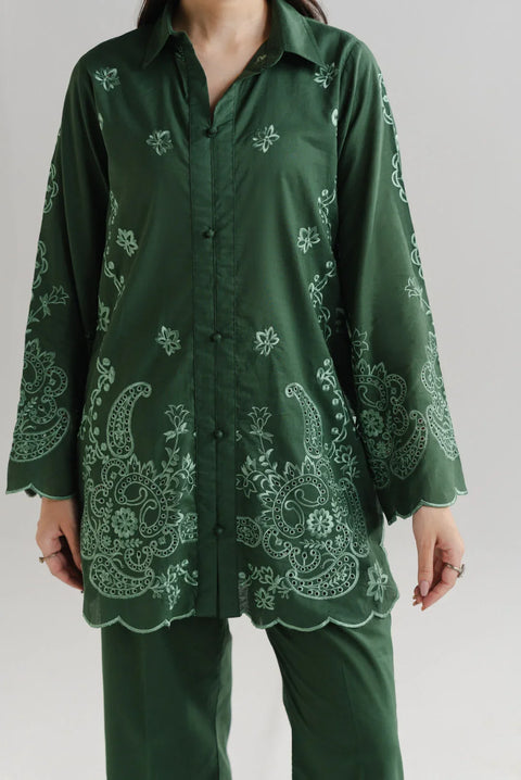 2 Piece Embroidered Lawn Suit Pret SS - 26