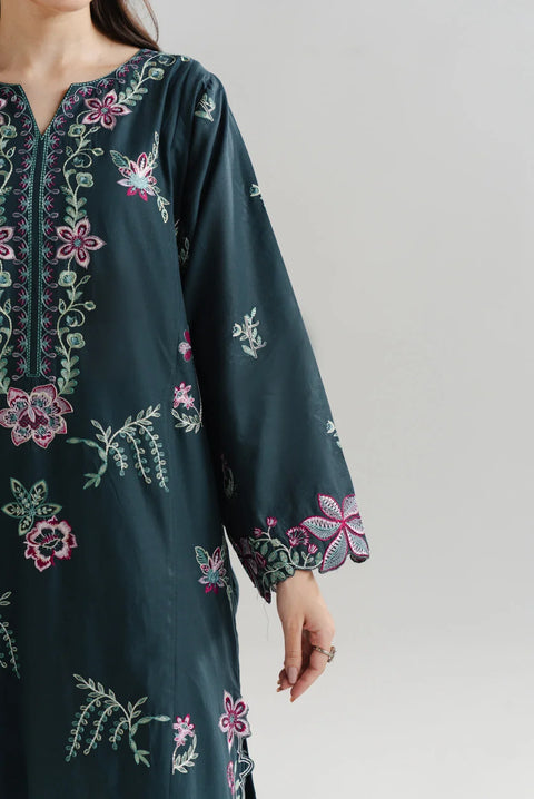 2 Piece Embroidered Lawn Suit Pret SS - 26