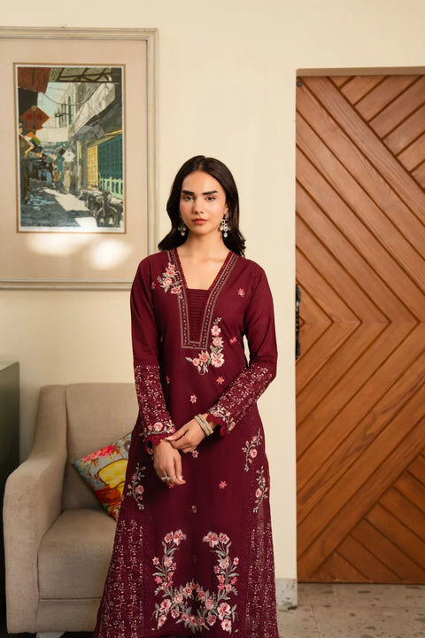 2 Piece Embroidered Suit Pret SS - 26