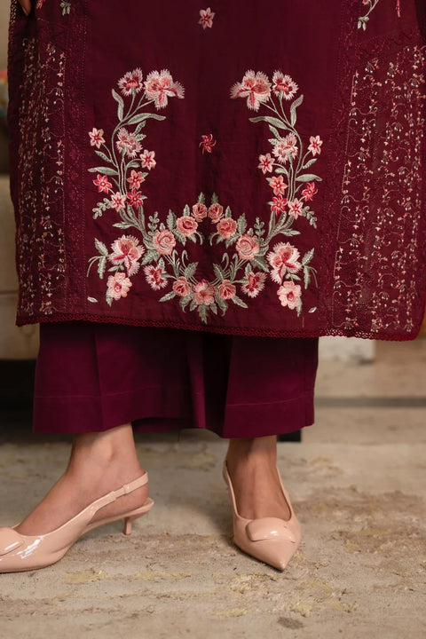 2 Piece Embroidered Suit Pret SS - 26