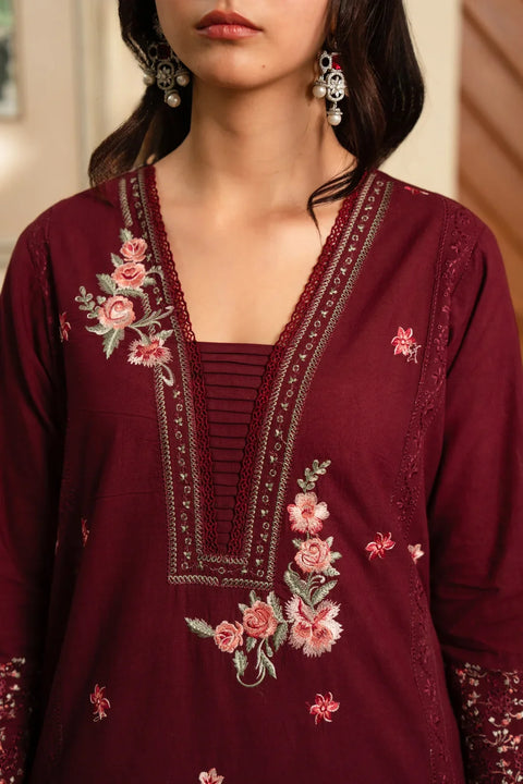 2 Piece Embroidered Suit Pret SS - 26