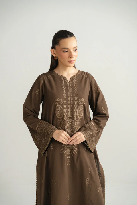 2 Piece Embroidered Lawn Suit Pret SS - 26