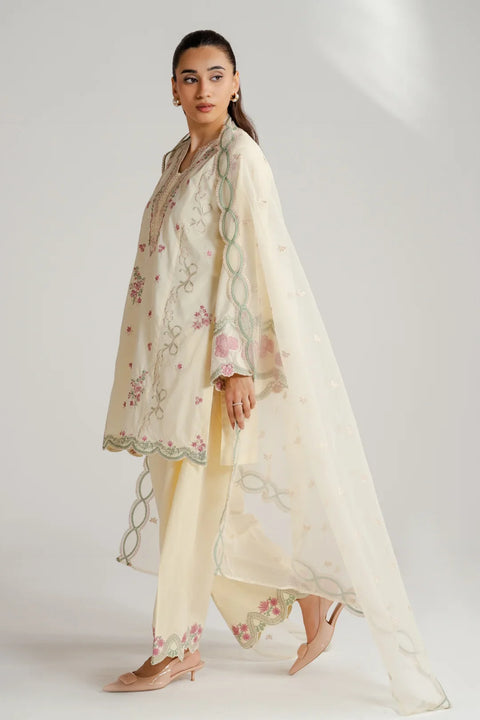 3 Piece Embroidered Lawn Suit